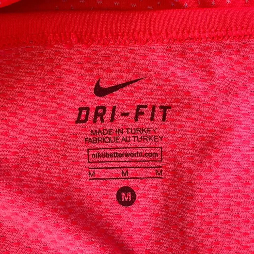 Nike Dri-Fit Hot Pink Long Sleeve Tee Size Medium